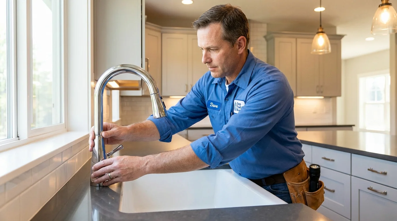 Kitchen faucet installation by Johns Plumbing LLC in Mission Viejo