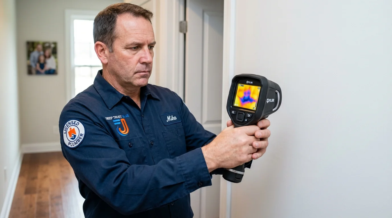 Thermal imaging leak detection by Johns Plumbing LLC in Mission Viejo